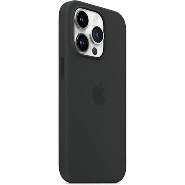 Apple – Midnatt silikondeksel med MagSafe til iPhone 14 Pro