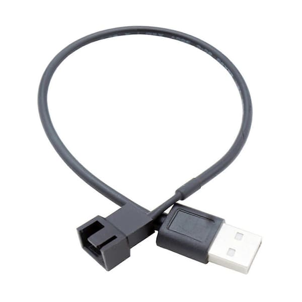 USB til 4-pinners datamaskin kjølevifte adapterkabel Datamaskin CPU-vifte adapterkabel Datamaskin kjøler adapterkabel Kjølevifte tilbehør