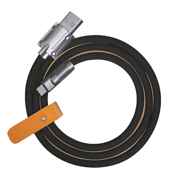 2m 120W snabb iphone laddare orange - USB-A till Lightning orange