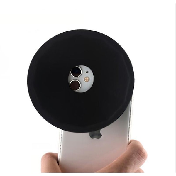 Silicon Smartphone Kamera motljusskydd Anti-reflektion för Iphone Ios och Android-telefon Glasfönster Fotografering av foton