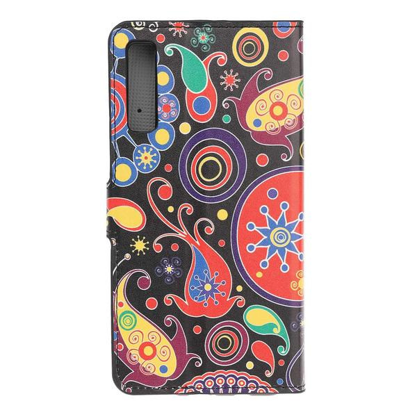 Lompakkokotelo, Samsung Galaxy A50, Paisley