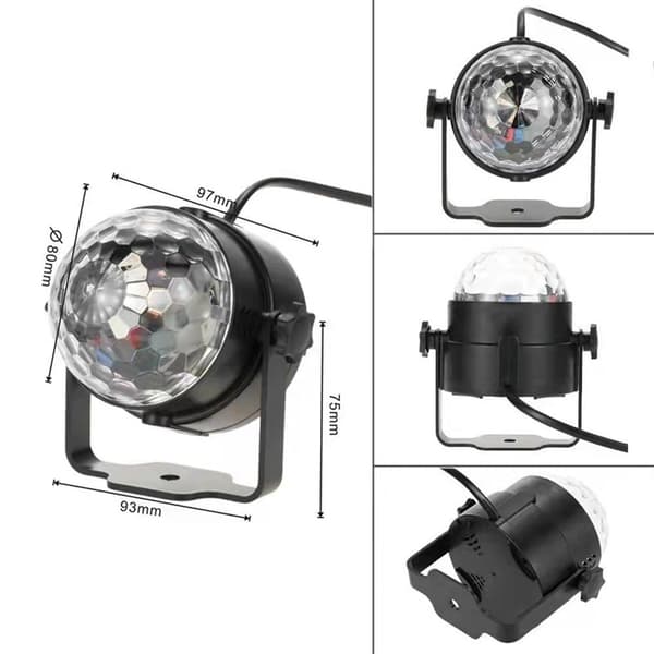 Discokule 1 Pakke, Festlys Scene Lampe Disco Belysning Projecto