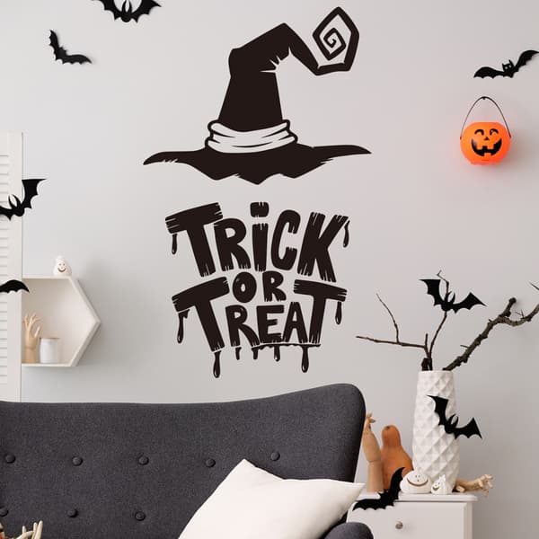 Halloween-kauhuseinätarra 30 x 60 cm