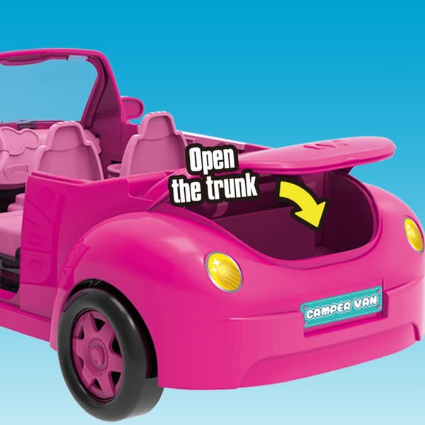 Pink Cabriolet Picnic Bil Dukkesæt