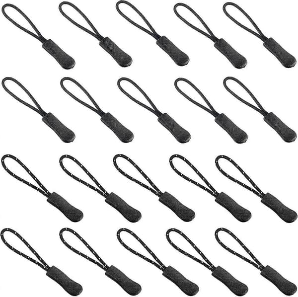 20 Stykker Glidelåsforlenger, Nylon Glidelåstrekk