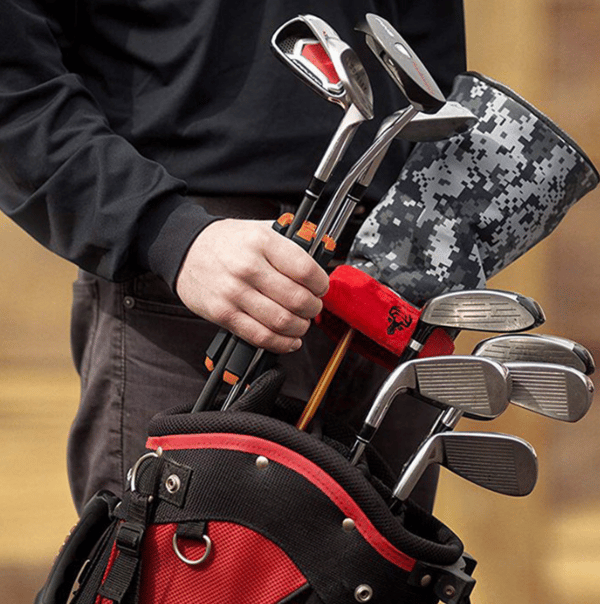 1-pack Svart förvaringsfäste för golfklubbor, bakre förvaringsfäste, golf