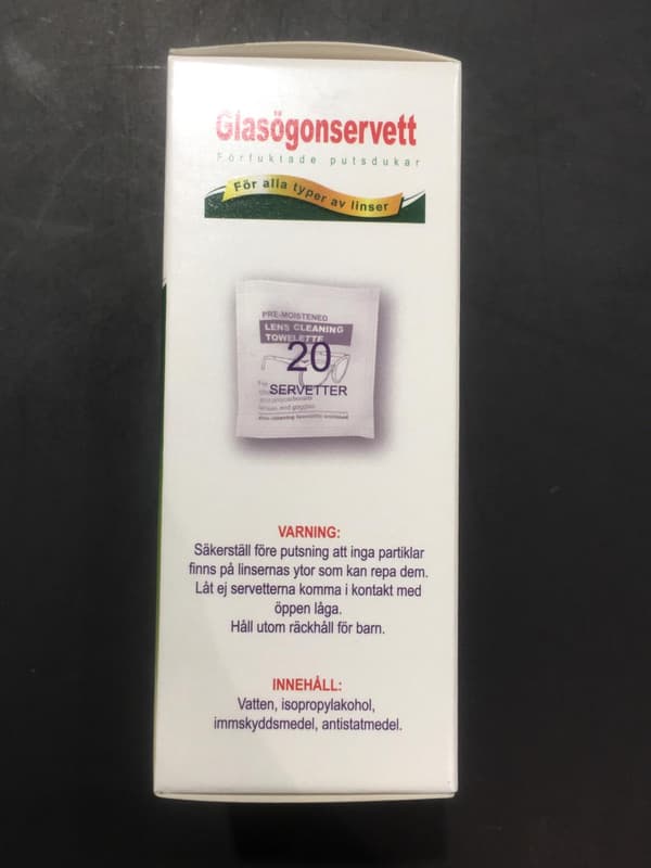Våtservett Glasögon 120-p, Multifärg