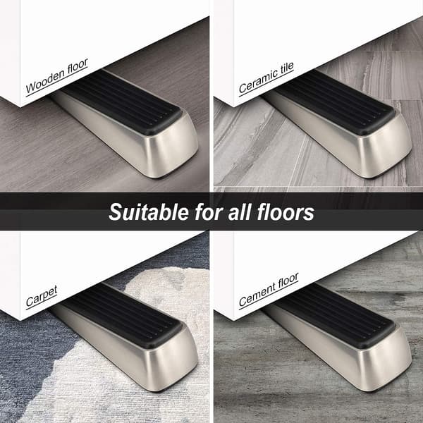 Dörrstopp, 2 stycken dörrblock, golvdörrstopp, för badrum, Ki