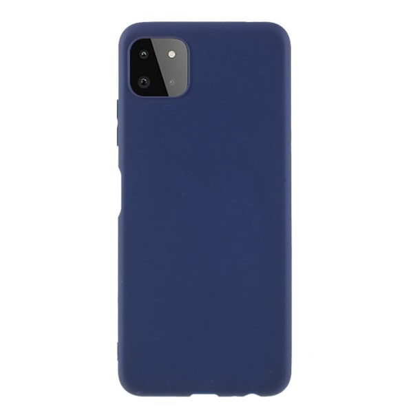 Samsung Galaxy A22 5G - Matt TPU Skal - Mörk Blå Mörkblå