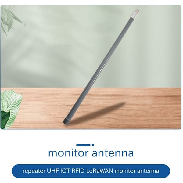 868MHz Omni Fiberglass Antenna 10DBi Antenn Utomhus Takmonterad Övervakning UHF IOT RFID LoRaWAN Övervakningsantenn för Utomhus Hög Förstärkning