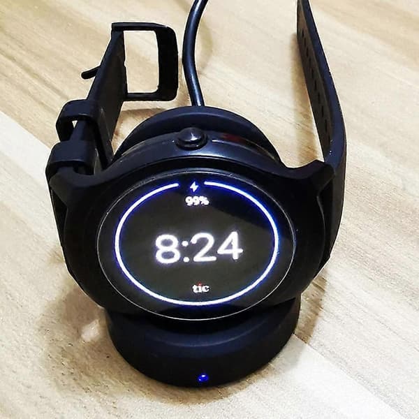 Laderholderstativ USB-ladekabel Strømadapter for 360 2 1 Ticwatch 1/2