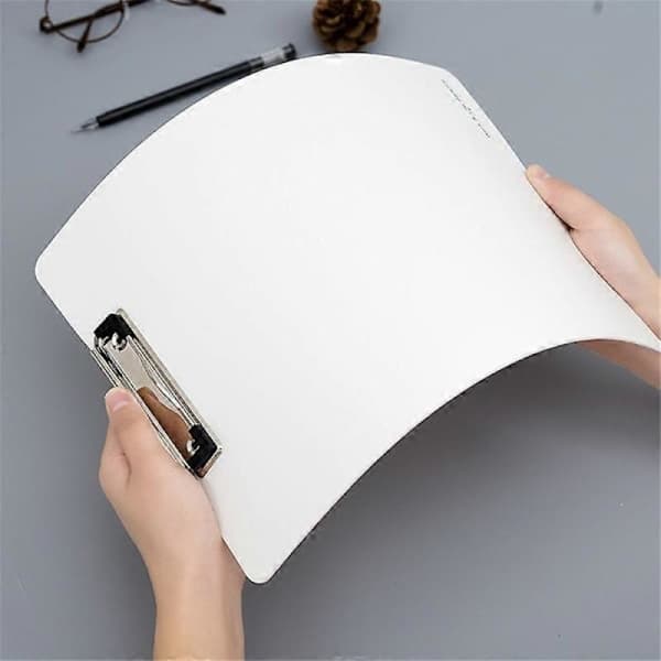 Klemme Skriveplade Multifunktionel Hård Papirhandel A4 A5 A6 Filmappe Dokumentholder til Studerende Sort A4 Black A5