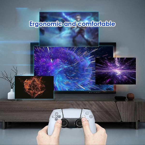 Trådløs tastaturcontroller Bluetooth-kompatibel controller Chat Pad tastatur Gamepad-montering med indbygget højttaler til PS5 QWERTY
