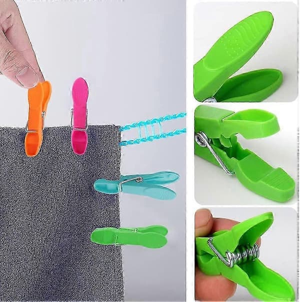 Klesklyper, 24-pakning plastklesklyper