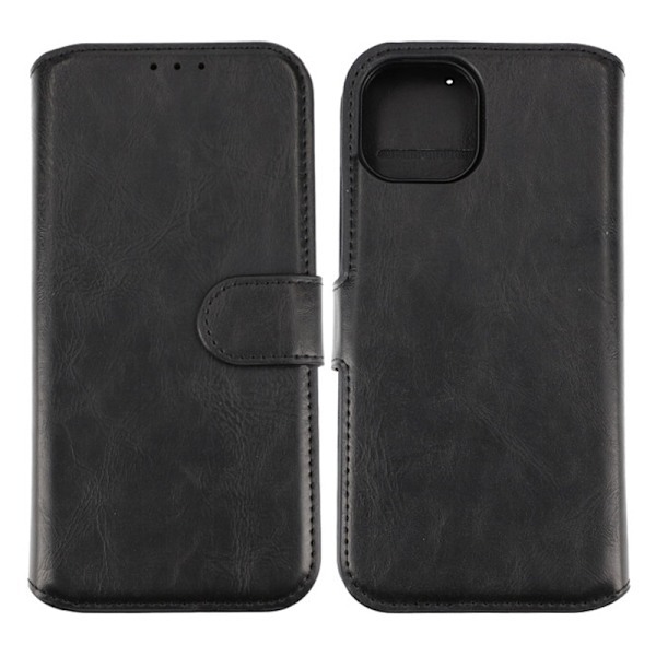 iPhone 15 Wallet Case Magnet Rvelon - Sort