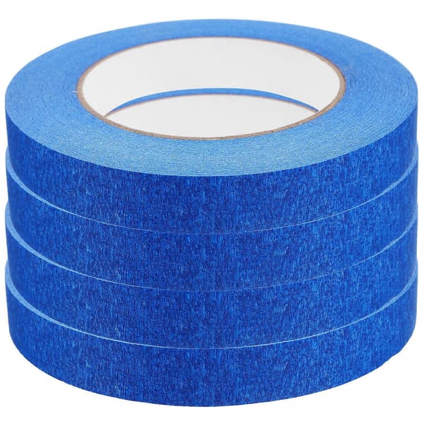 4 ruller malertape blå papirtape 50m kunstnertegnettape for maling håndverk