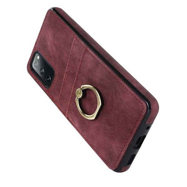 Samsung S20 FE Mobilskal med Korthållare Retro V4 Svart