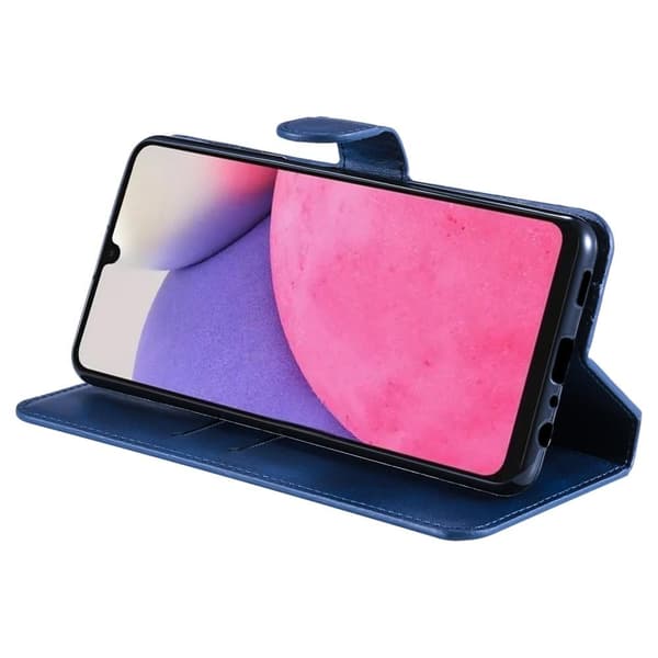 Samsung A33 5G, Plånboksfodral, Blå