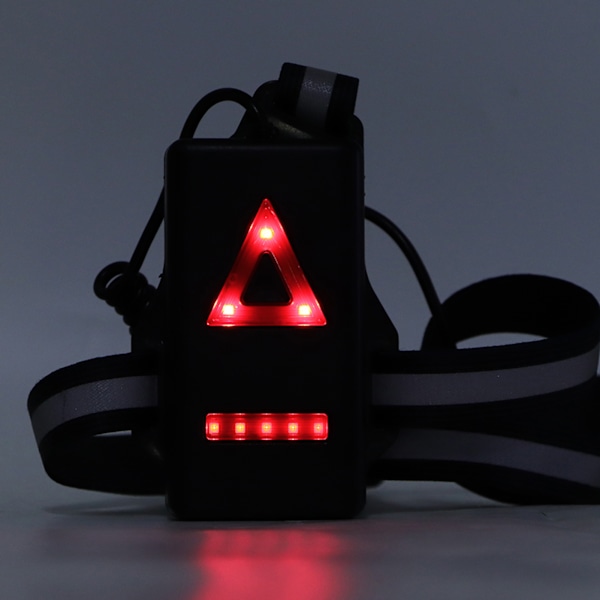 Superstark Utomhuslampa, Justerbar Ljusvinkel Uppladdningsbar LED Bröstlampa för Förbättrad Synlighet, Bekväm Användning och Lång Distans