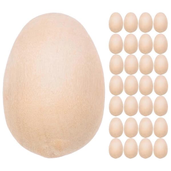 150 stk. simulerte tre-egg DIY tre-egg påske tre-egg festivaldekor falske eggdekorasjoner