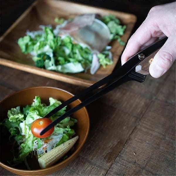 Bärbar Camping Tång Utomhus Turist Servis Rostfritt Stål Clip Tång Picknick Vandring Matlagning