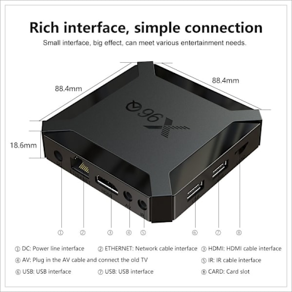 Smart TV-box Android 10.0 4K 2GB+16GB