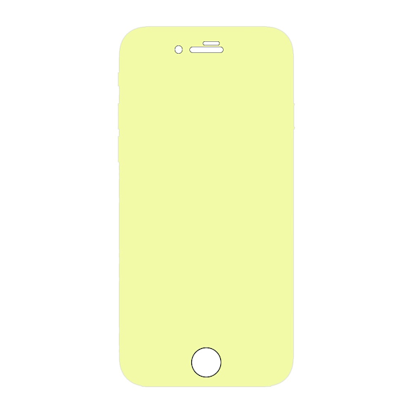 Heltäckande iPhone 8 Skärmskydd Nanoedge transparent