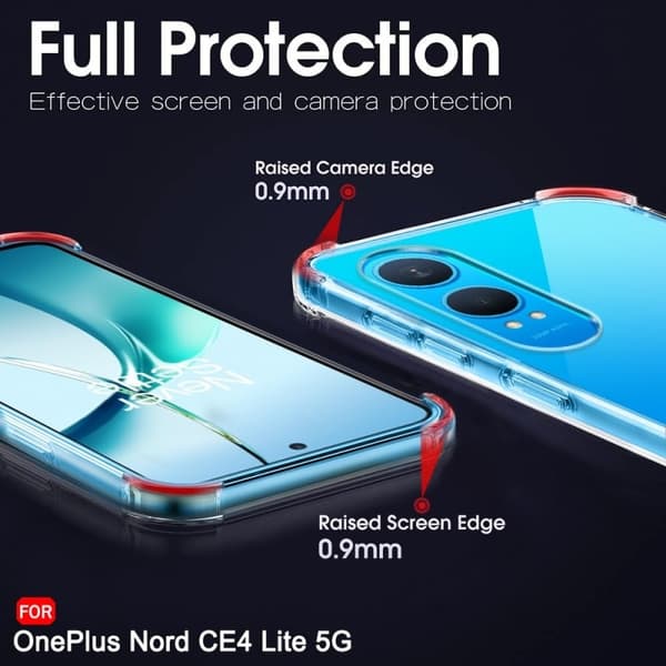 OnePlus Nord CE4 Lite 5G Shockproof Case with Reinforced Corners
