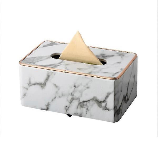 Marble Phnom Penh Tissueboks Skrivebord Toalett Serviett Tissue H Skrivebord Tissueboks Meta