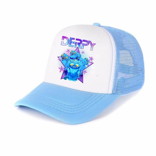 Tecknatryckt Mesh Baseballkeps, Stil 21