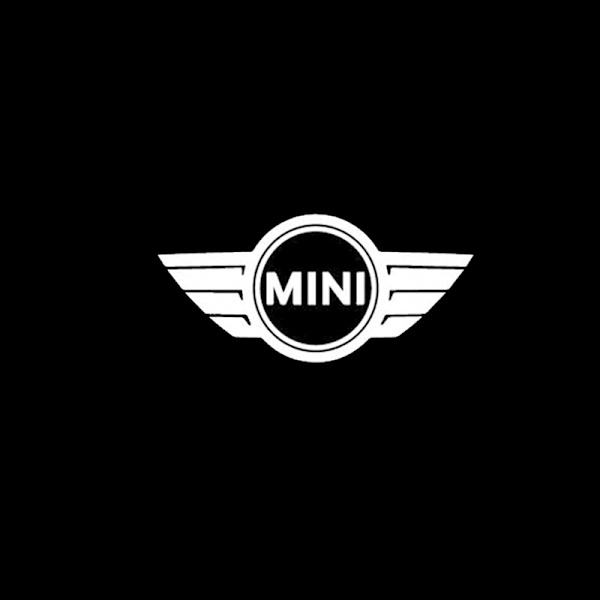 2 stk egnet for Mini Cooper velkomstlysprojektor dekorasjon