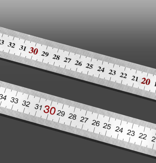 30CM triangulär linjal mätverktyg, vinkellinjal snickarlinj