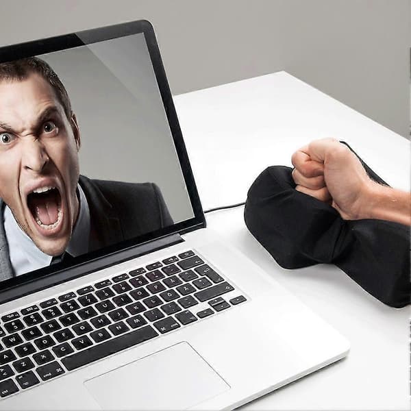 1 stk. stor USB Enter-tast Anti-stress-knap Computer Enhver S Desktop Fo
