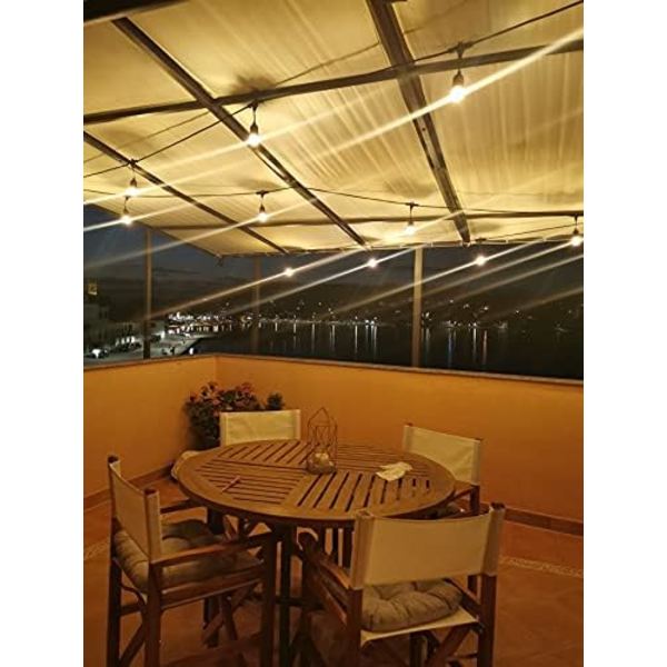 G40 LED Retro Edison Glødetråd Pære Mini Globe 1W (E27, 6 pak)
