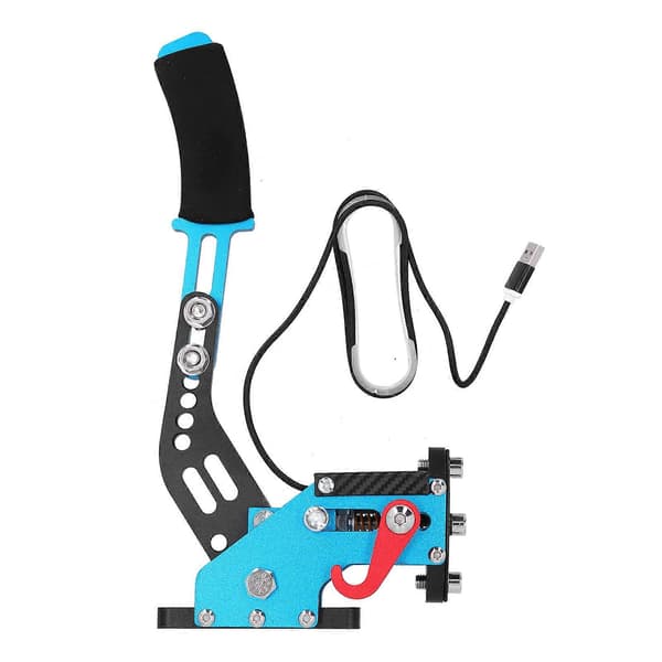 14-bits PC USB Håndbrems Blå Erstatning for Logitech G27 G25 G29 T500 T300 Fanatecosw Lfs Dirt Rally