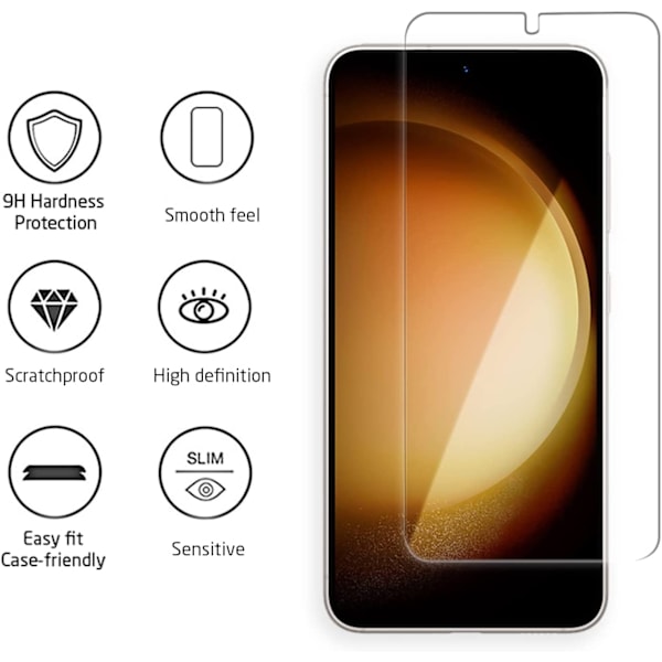 Samsung Galaxy S23 FE - Härdat Skyddsglas