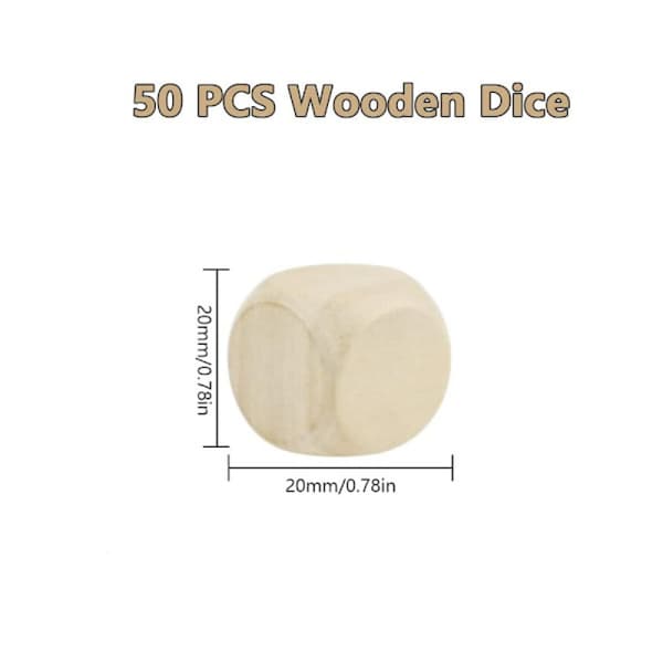 DIY Tomme Treterninger - 50 stk (20 mm) A A