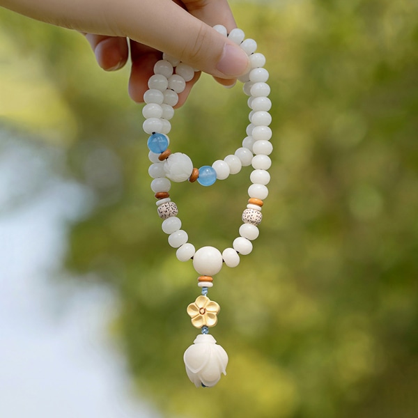 Pärlor Armband Bön Meditation, Män Kvinnor Buddhist Bön Be