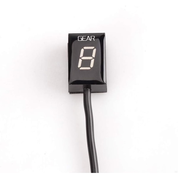 LED Digital Display för Suzuki Bandit, Kompakt Design & Neutralindikator, Vattentät & ECU-kontakt för Snabb Växeldetektering, Enkel Installation Inga Kablar