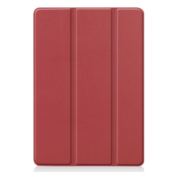 iPad 10.2, Slank pasform, trefoldig, etui, Vinrød, Rød