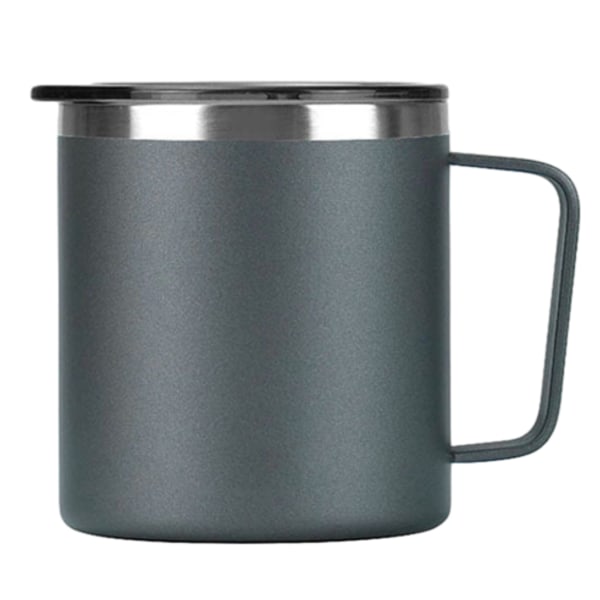 400 ml isolerad kaffekopp med lock-camping i rostfritt stål