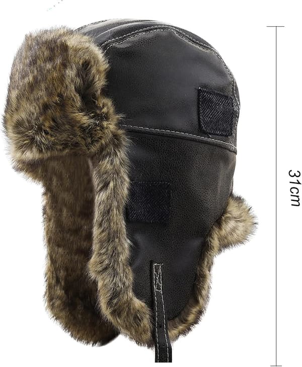 Faux Fur Vinterhue Vinter Jagthat Vindtæt Pilothat Hat Ri