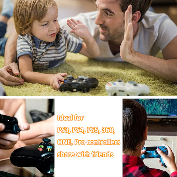 Kontrollskydd, Texturerad Yta Tumgrepp Kontrollförbättring, Högkvalitativ Professionell Stil För Ps3/Ps4/Ps5/360/One/Pro Kontroller, 10
