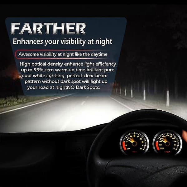 Uusi 2 kpl C6 Led-autosarja Cob H1 36w 7600lm polttimot