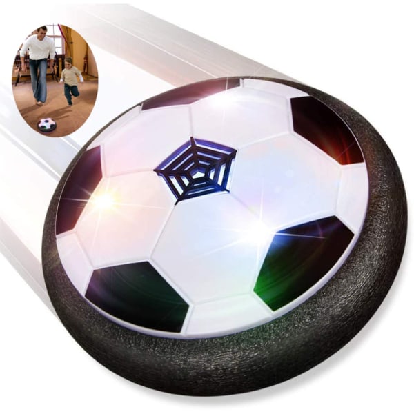 Aerodynamisk fotboll, svävboll inomhusfotboll med LED-ljus