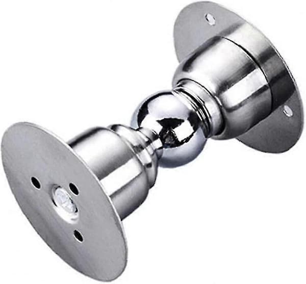 Magnetisk dørstopper i rustfrit stål, kraftig magnetisk dørholder til soveværelse, køkken, hjemmekontor (sølv 1 stk)