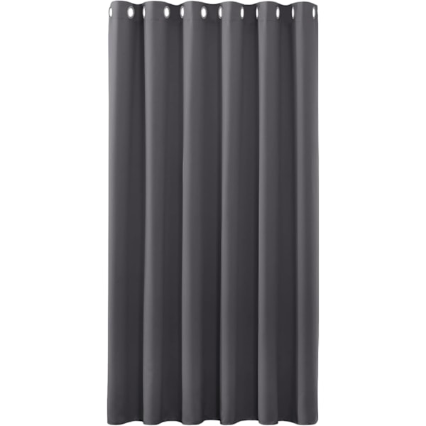 Termiskt isolerad mörkläggningsgardin, energieffektiv rumsmörkläggande fönsterbehandling med solida färger, färdigt att installera set om 1 för kök vardagsrum