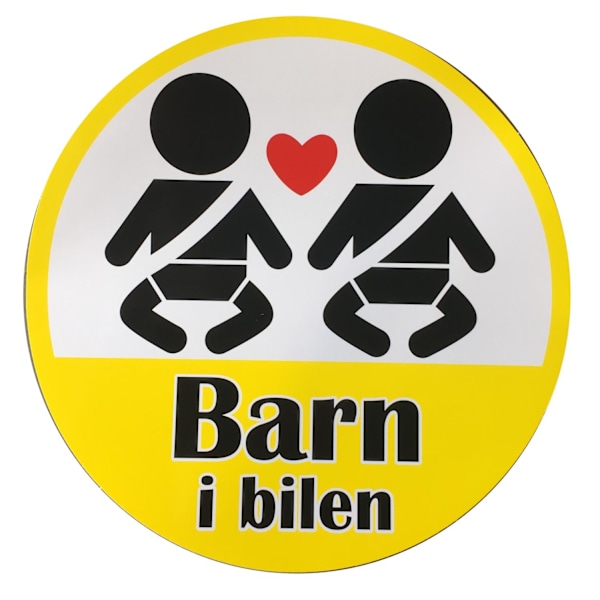Stickers Barn i bilen 4-pack multifärg