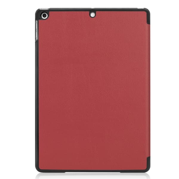 iPad 10.2, Slimmad passform, trefaldigt, fodral, Vinröd, Röd