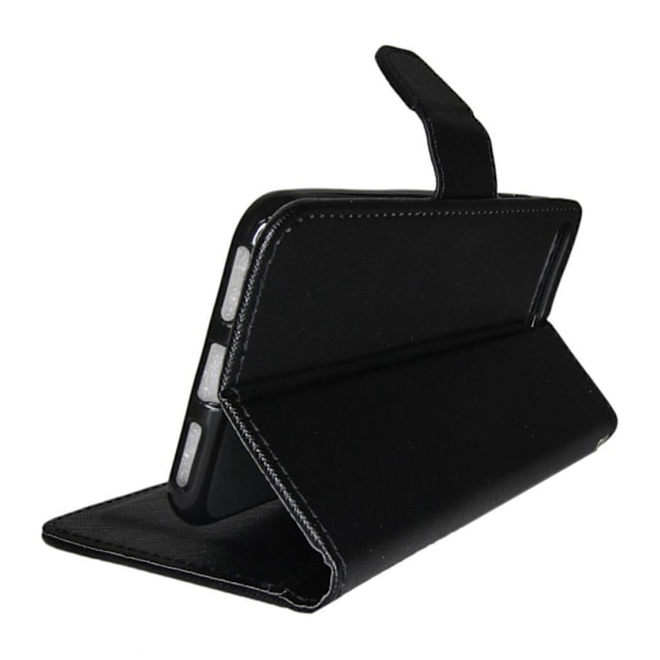 iPhone 12 Pro Max Plånboksfodral Fancy Case + Handlovsrem Svart Svart